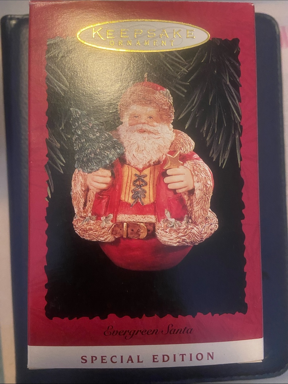 Hallmark 1996 Evergreen Santa Keepsake Ornament